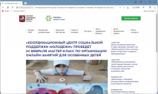 Портал &laquo;Москва &ndash; добрый город&raquo;: &laquo;Координационный центр социальной поддержки молодежи&raquo; проведет 24 февраля мастер-класс по организации онлайн-занятий для особенных детей